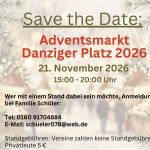 Save the Date Flyer Adventsmarkt 2026